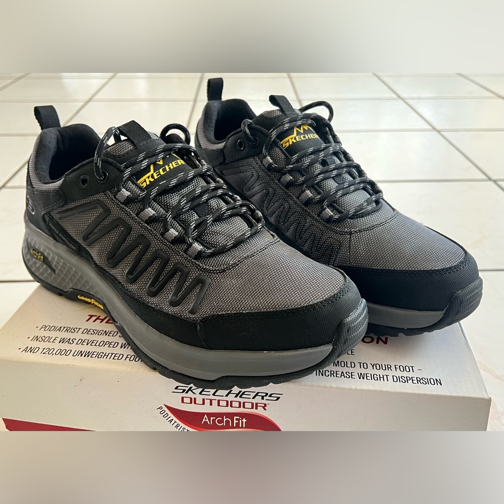 Skechers Outdoor Archfit Goodyear Water Repellent Footwear New